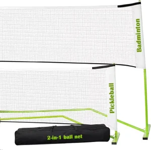 Adjustable Height Portable Pickleball Net Mini Practice Equipment for Indoor Outdoor Backyard Use