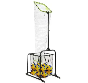 Adjustable Indoor Outdoor Volleyball Practice Net with Ball Return for Setter Training Equipment