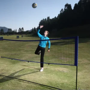 Adjustable Portable Sports Net System Versatile Badminton Tennis Volleyball Stand with Frame Net Court Equipment