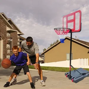 Adjustable Portable Training Basketball Stand for Youth Games
