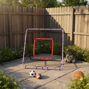 Adjustable-angle Multi-sport Training Goal, Suitable for Children and Teenagers Over 3 Years Old, Portable Backyard Practice Net