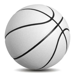 Adult Basketball Nylon Wound Rubber Bladder PU Leather Cover Size 7 Lightweight Water Resistant Training Ball for School Club