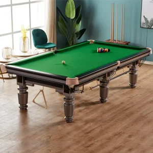 Adult Games Standard Size 9ft 40mm Slate Top Chinese Black 8 Ball Billiard Pool Table