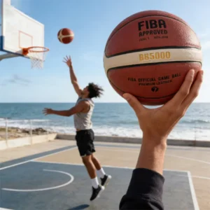 Advanced PU Leather 12 Panels Official Match Basketball for Men Suitable for All Skill Levels