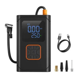 Air Pump Tire Inflator Electric Ball Pump with Needle and Nozzle for Ball Sports