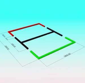Airtight Sealed PVC Movable Soccer Field Customized Branding Inflatable 3v3 Football Pitch Goals Street Soccer Games Training