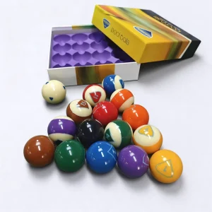All in One Black 8 Pool Balls Set Anti Fade Color Stable Performance Billiard Balls
