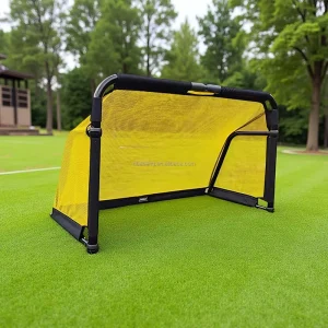 Aluminum Mini Folding Durable Eco Friendly Iron Frame Football Goals Kids Court Training Light Weight Equipment