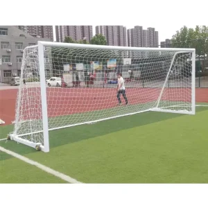 Aluminum Movable Full Size Durable Football Training Goals Portable Folding Soccer Goals for Indoor Outdoor Use