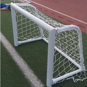 Aluminum Movable Soccer Goals 2m x 3m Professional Full Size Football Goal for Children and Adults Indoor Football Fields