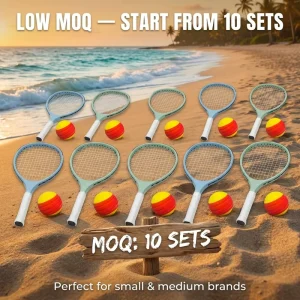 Aluminum Racket Set 22″ + Foam Ball + Cover Bag Complete Kit For Bulk Export Buyers