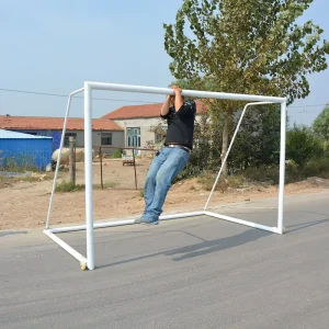 Aluminum Soccer Goal with Wheels