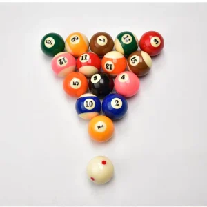 American 8-Ball & 9-Ball Customizable PVC Pool Table with Black Diamond Balls Model Jy-01
