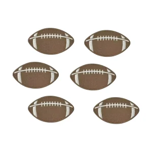 American Rugby Football Iron on Patches for Trucker Hats Basketball Baseball Theme Embroidered Patches for Hats