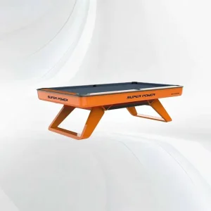 American Style Luxury Modern Solid Wood & Iron Frame 9ft Slate Pool Table for Club Use