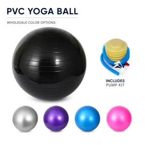 Anti Burst Exercise Ball 55cm for Back Extension Balance Control Physiotherapy and Full Body Conditioning