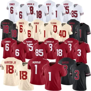 Arizona Rivalries Jersey #18 Marvin Harrison Jr Kyler Murray Budda Baker Trey McBride Stitched American Football Jersey