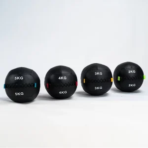 Artbell Fitness High Quality Fitness Double Ears Ball With Handle Rubber Medicine Solid Ball Waist Training Wall Balls