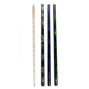 Ash Wood 57″ 1 2 Jointed 10mm Cue Tip Billiard Snooker Pool Cue Stick