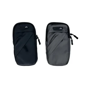 Athletic Cell Phone Purse Waist Pack Bag Sports Armbands Phone Holder Pouch Earphone Hole Double Zipper Arm Bag