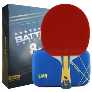 BATTLE 8 STARS Table Tennis Racket Pure Wood
