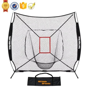 BN03A High Quality Baseball and Softball Portable Batting Throwing L Screen 7Ft Baseball Net for Pitcher
