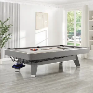 BOJUE BC 43 Commercial Snooker Billiard Table Luxury 8 Ball Pool Slate Bed Solid Wood Legs Auto Return