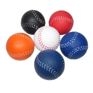 BSBH Toy Ball Popular Promotional PU Foam Anti Stress Round Baseball Sport Ball With Custom Logo