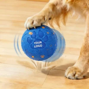 BSCI Certified Factory Custom Rechargeable ETPU Electric Automatic Smart Interactive Toy Pet Play Bouncing Dog Ball