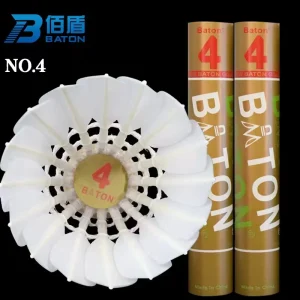 BT NO.4 Badminton Shuttlecock Birdie Super Grade Water Duck Same As YY03