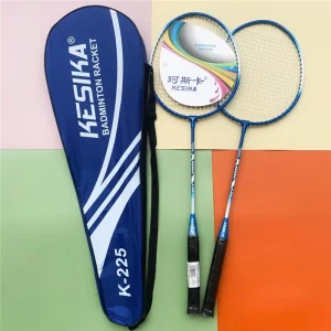 Badminton Racket Double Racket Durable Professional Training Racket Set for Students Outdoor Training