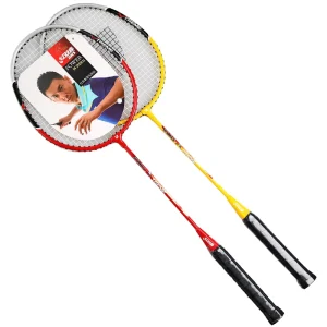 Badminton Racket Set 1020, Durable, Lightweight, Aluminum Alloy, Low Wind Resistance