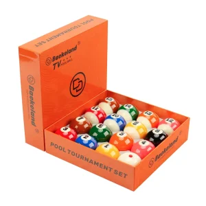 Baekeland 57.2mm High Grade Complete Set Pool Balls Resin Snooker Style Customized Packaging Factory Billiard Balls