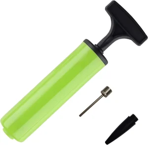 Ball Inflator 7 Inch 18cm Hand Pump for Basketball Football Soccer Plastic Aluminum 70g Lightweight Inflation Needle