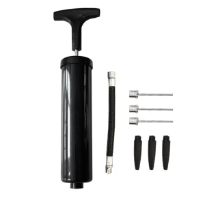 Ball Pump Set Custom Logo Yoga Pilates 6″ 8″ Hand Mini Inflator Kit with Needle Hose for Soccer Basketball Football Volleyball