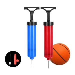 Ball Pump Sports Ball Pumps with Needles Nozzle Extension Hose Carry Bag Push Pull Inflator System