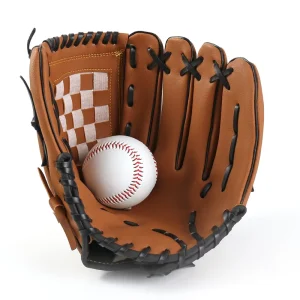 Baseball Gloves For Youth Adult PU Leather Anti Slip Wear Resistant Training Catcher Mitt Softball Glove