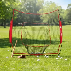 Baseball Softball Practice Net Backstop Screen Baseball Equipment Training Aids Hitting Batting Catchi