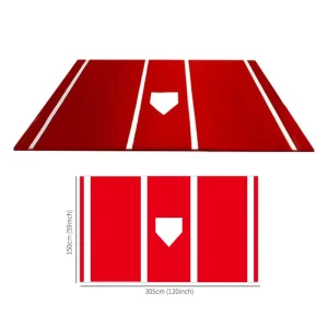 Baseball Softball Training Equipment High Performance Batting Pitching Mats