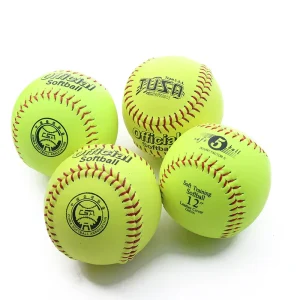 Baseball Training Special PU Split Leather Cork Core Softball Children Customized Printed Logo Durable Professional Softball