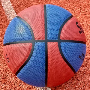 Basketball Ball Official Size Weight Customized Logo PU Leather Heavy Duty Rubber Nylon