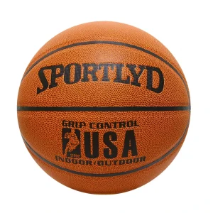 Basketball Composite PU Leather Size 7 Factory OEM Custom Logo for Adults Training or Toy Accessory