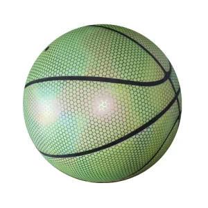 Basketball Factory Direct New Model Glowing Luminous Basketball Durable PU Leather Ball for Adult Outdoor Indoor Sports Game