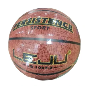 Basketball Full Grain Composite High Abrasion Resistant Leather Size 7 Brown PU Basketball