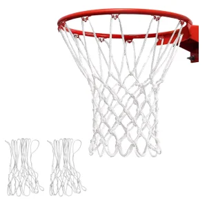 Basketball Net 2 Pack Basketball Nets Replacement Basketball Hoop Net 12 Loops Fits Standard Indoor Or Outdoor