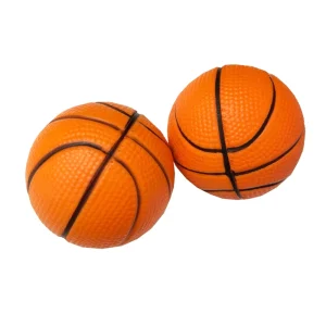 Basketball PU Foam Anti Stress Ball PU Ball Logo Printed Basketball Shape PU Custom Stress Ball
