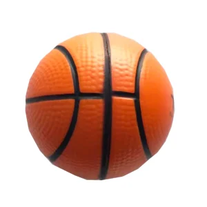 Basketball PU Foam Anti Stress Ball With Custom Logo Printed Stress Balls Shaped Basketballs