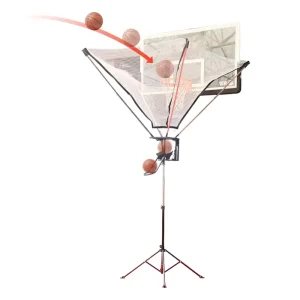Basketball Rebounder Net Equipment Adjustable Passing Return System for Shooting Training Basketball Accessory
