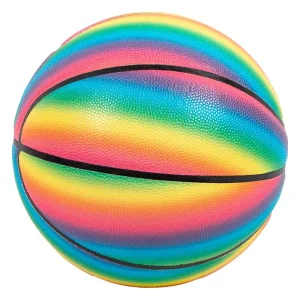 Basketball Size 7 Adult Club School Training PU Rubber Cover Natural Rubber Bladder 580G Water Resistant Durable