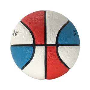 Basketball Size 7 PU Leather Customized Logo Three Color Training Basketball